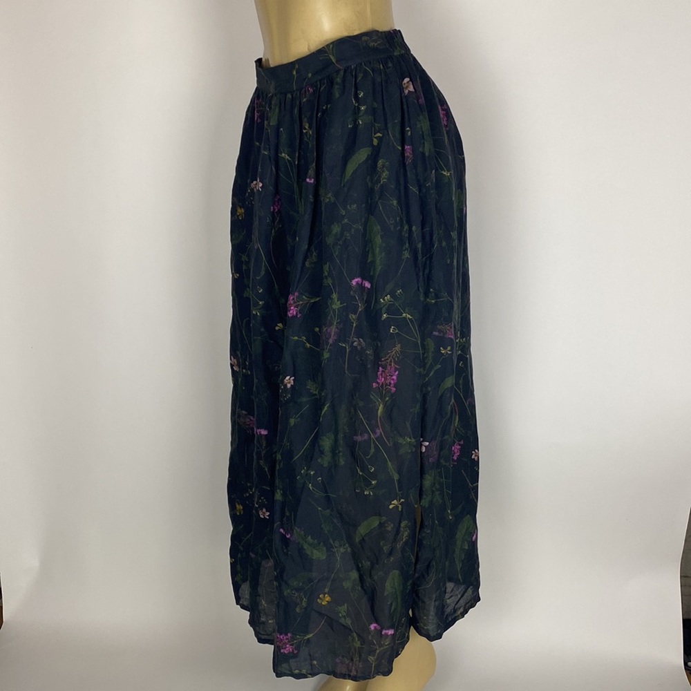 AllSaints Asta Heligan Linen Blend Skirt - Picture 5 of 12